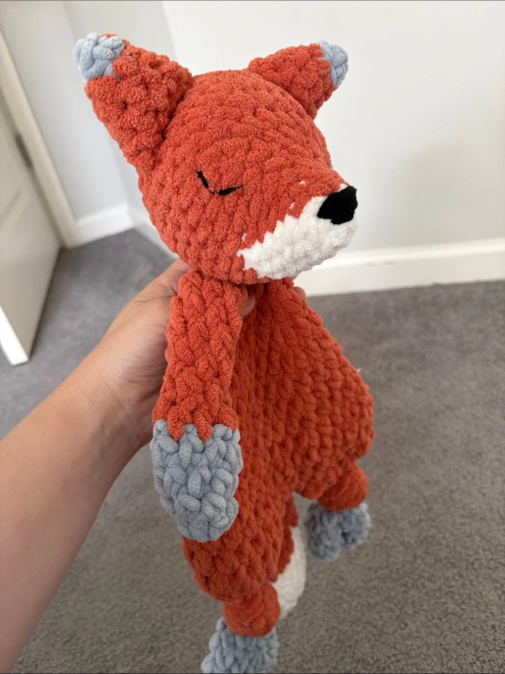 Crochet Fox Lovey: Soft Woodland Snuggler